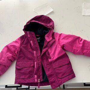 Little kids XXS 2-3T Lands End squall waterproof insulated winter parka